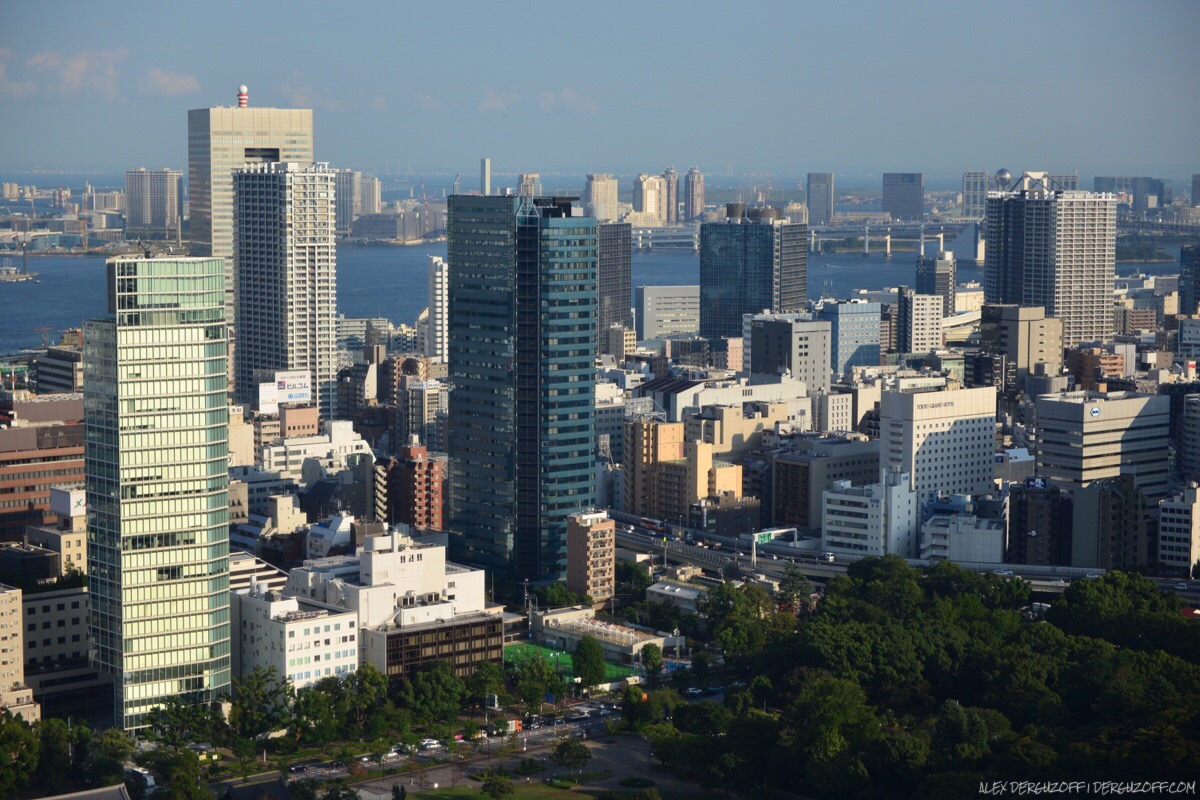 Панорама Токио с телебашни